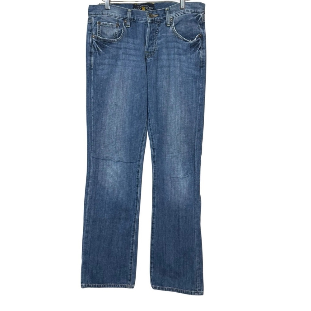 Lucky Brand 221 Original Straight Jeans Blue Denim 31x32 Levi's Low Mid rise